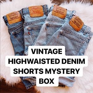 VINTAGE DENIM SHORTS MYSTERY BOX